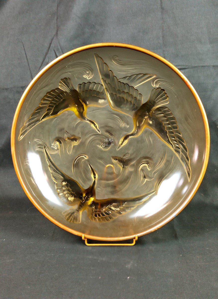 Large Verlys Art Deco Dish Circa 1930/40-photo-3
