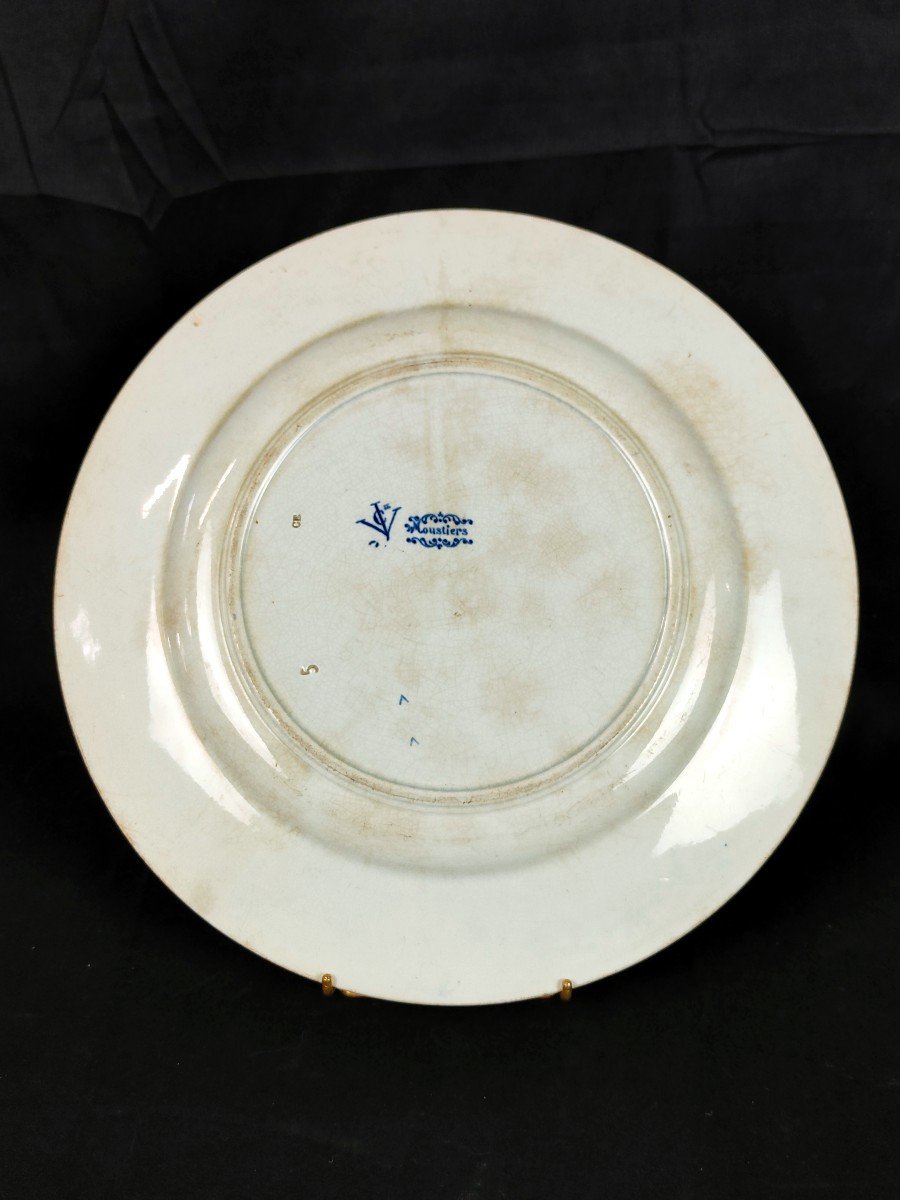 Dish Jules Vieillard In Bordeaux Decor Moustiers-photo-3
