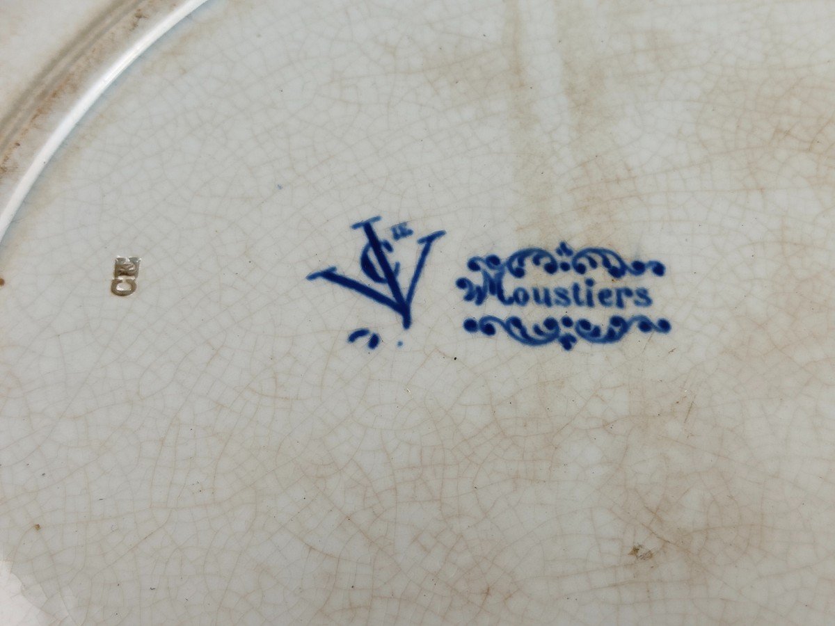 Dish Jules Vieillard In Bordeaux Decor Moustiers-photo-4