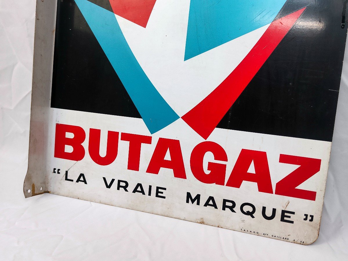 Butagaz Enameled Plate 1968-photo-4