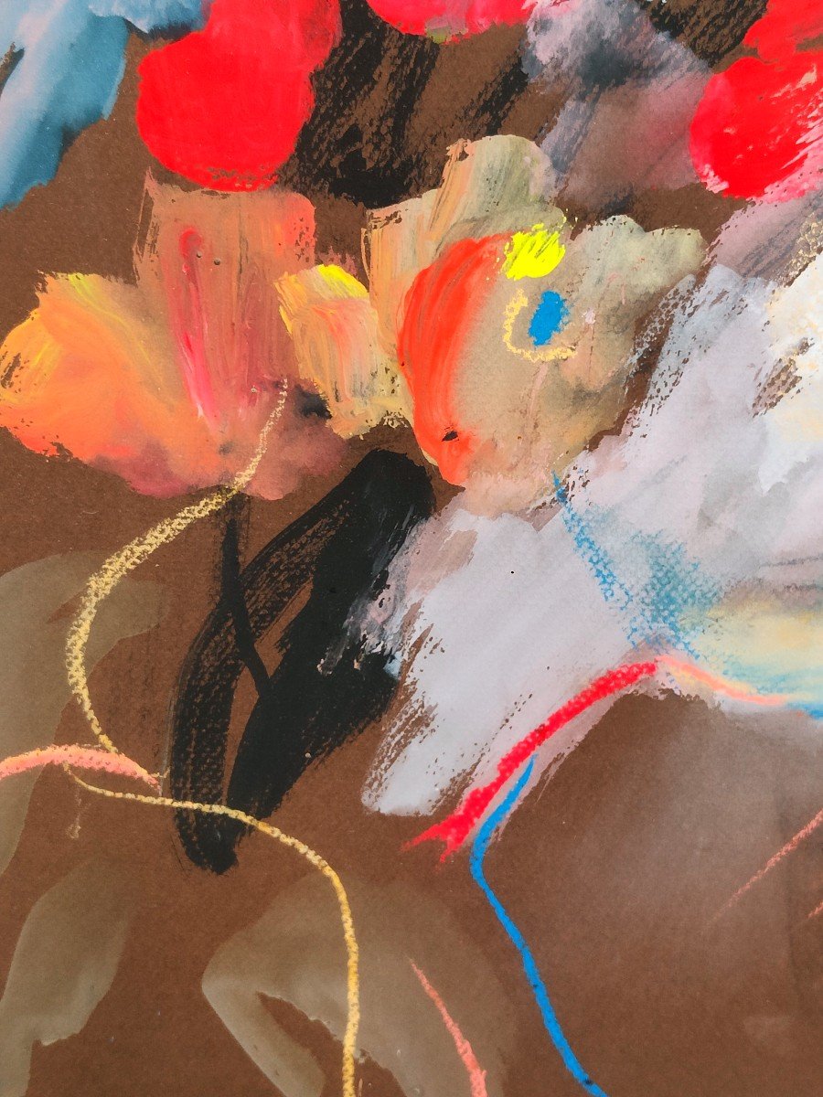 Pastel And Gouache Krystyna Radziwill-photo-2