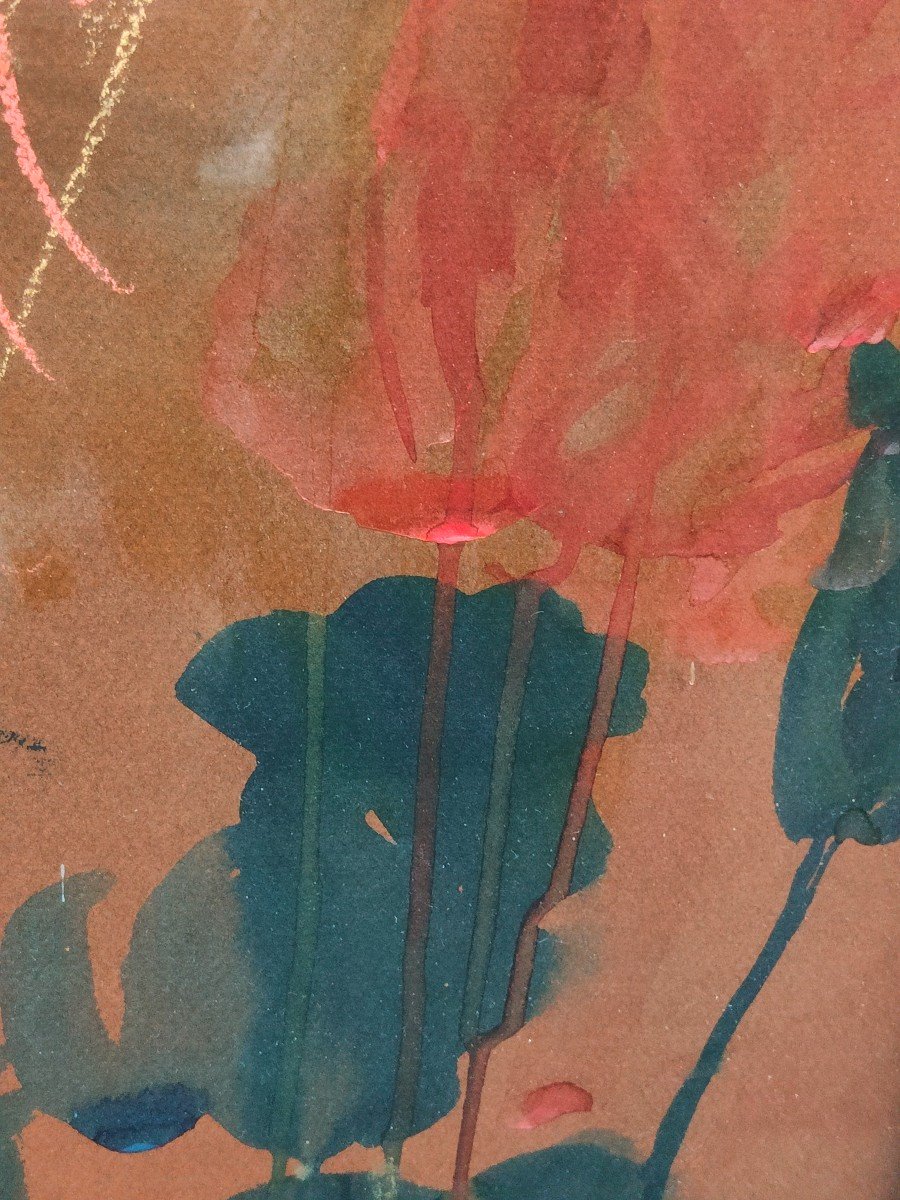 Pastel And Gouache Krystyna Radziwill-photo-3