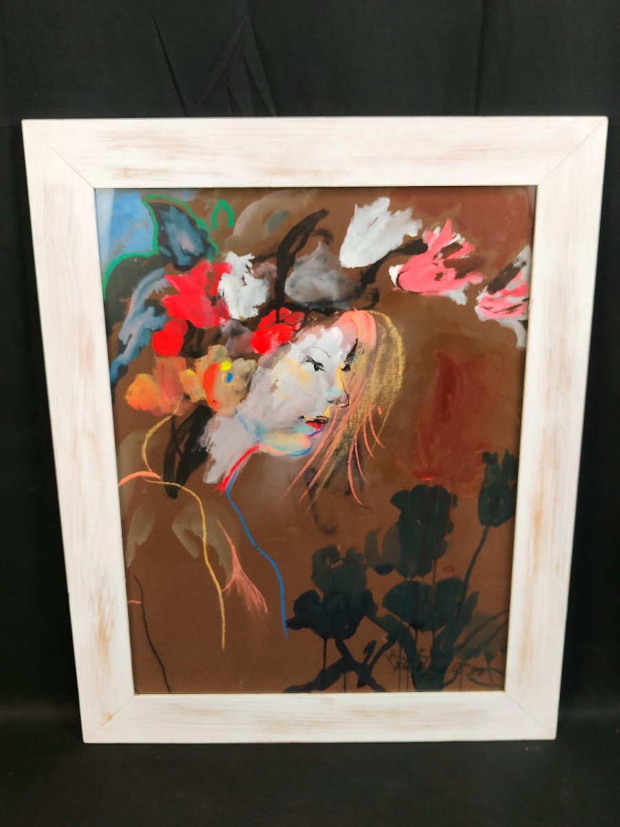 Pastel And Gouache Krystyna Radziwill