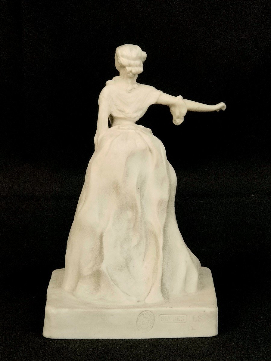 Biscuit Sevres: The Singer 1920-photo-3