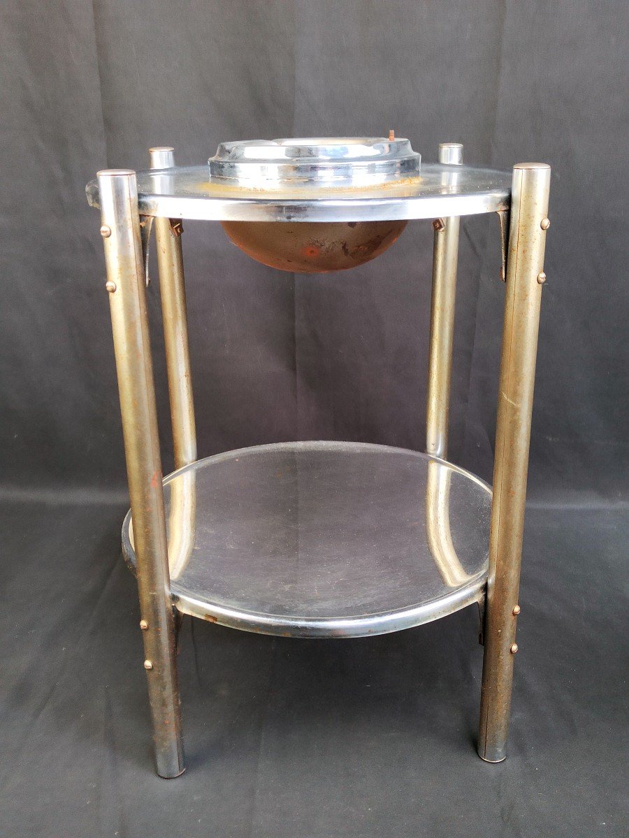 Bauhaus Art Deco Standing Ashtray Circa 1930-photo-6