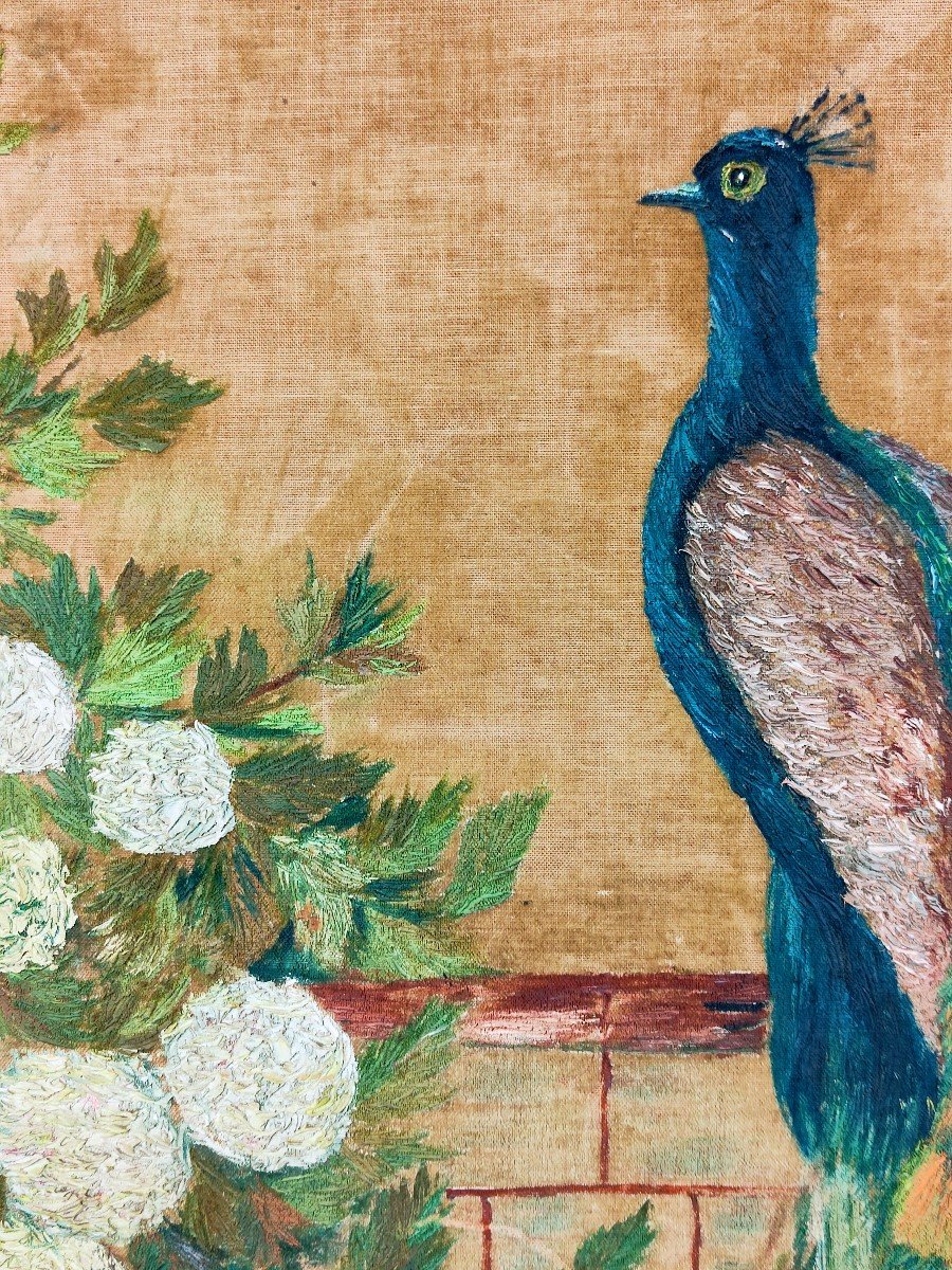 Silk Painting Early 20th Century