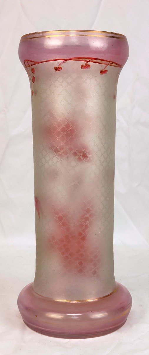 Dlg Legras Montjoye Roller Vase - Art Nouveau-photo-2