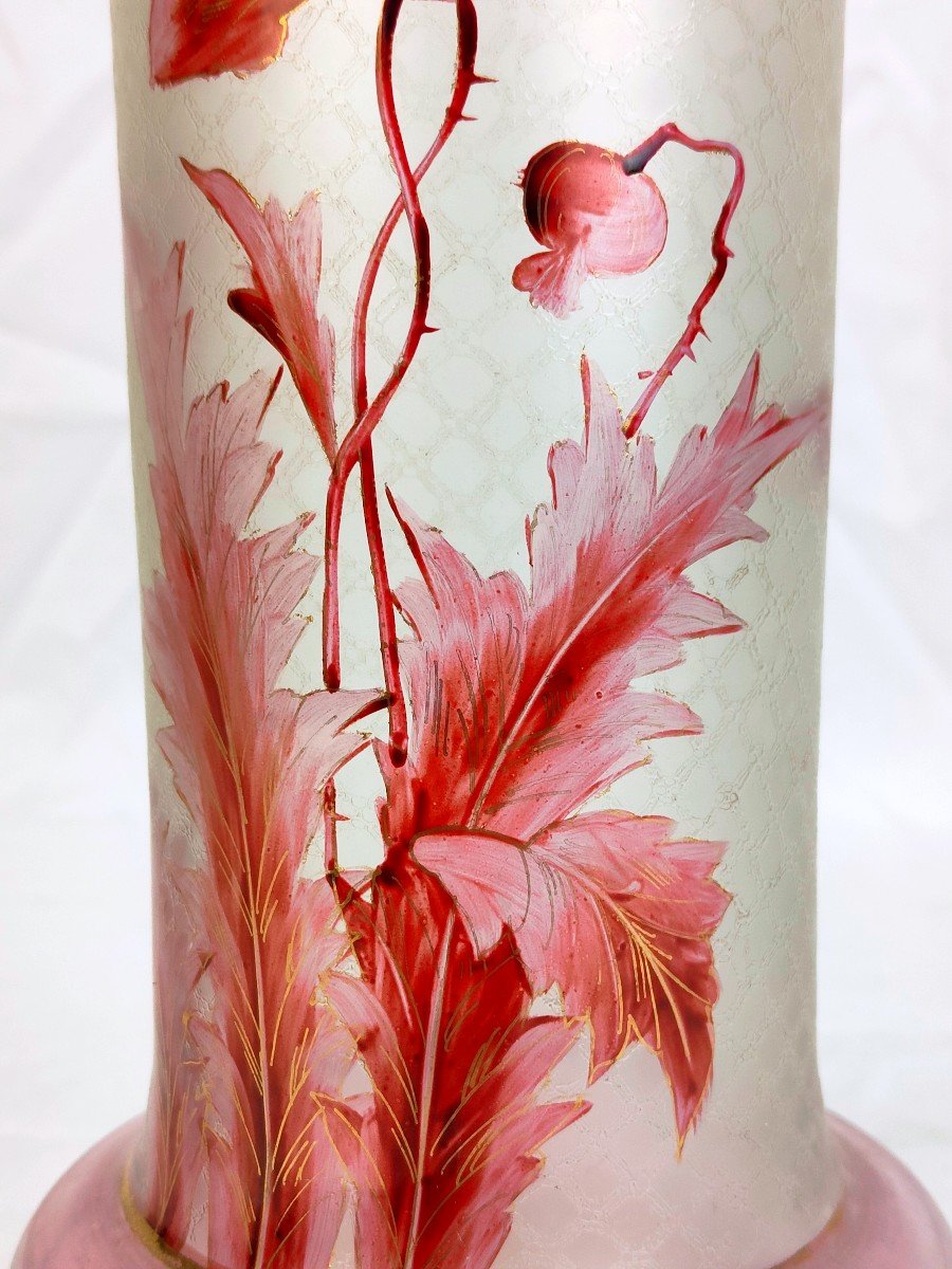 Dlg Legras Montjoye Roller Vase - Art Nouveau-photo-1