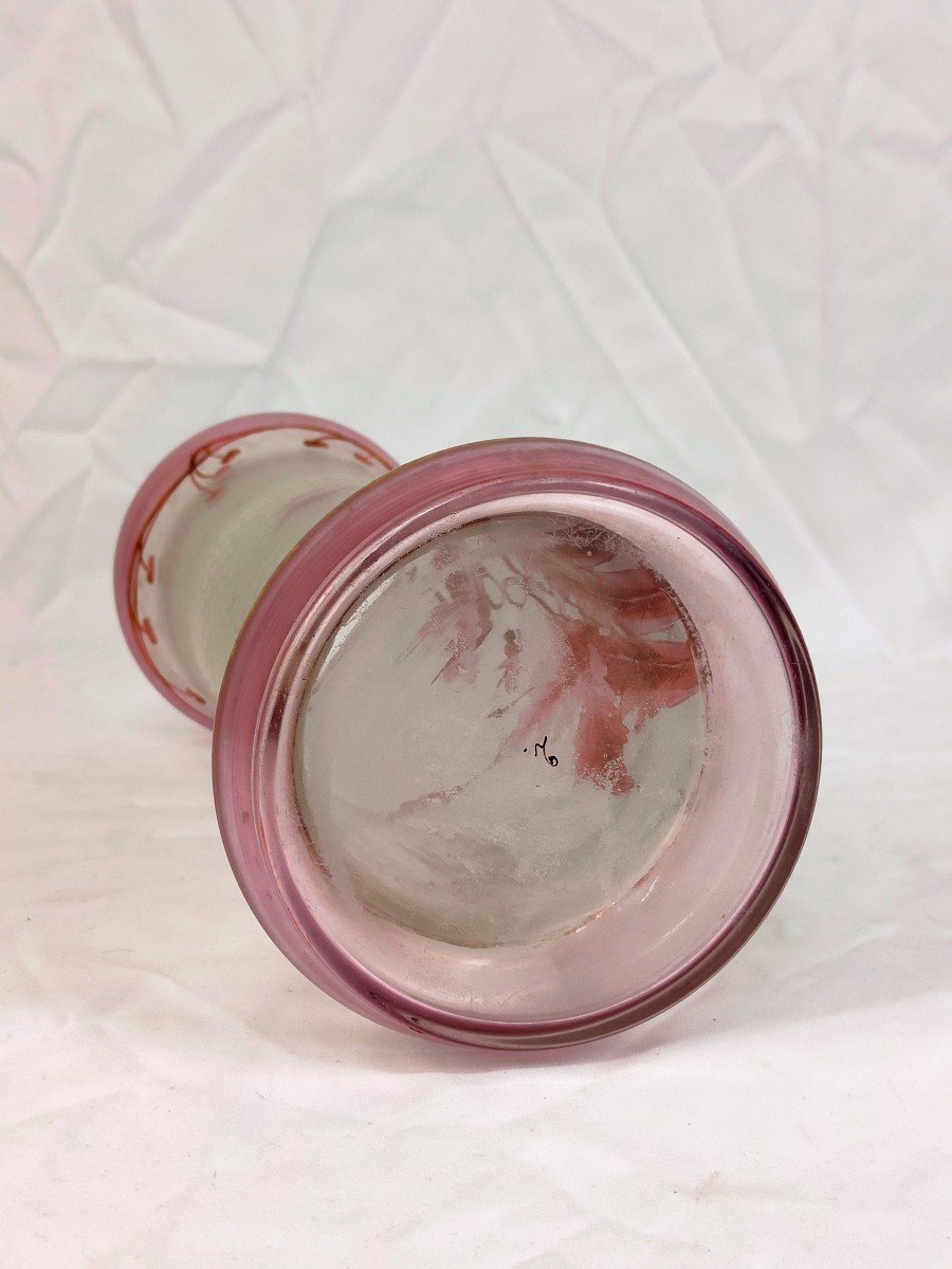 Dlg Legras Montjoye Roller Vase - Art Nouveau-photo-3