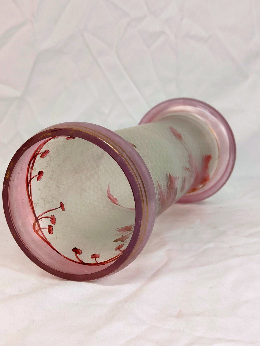 Dlg Legras Montjoye Roller Vase - Art Nouveau-photo-4