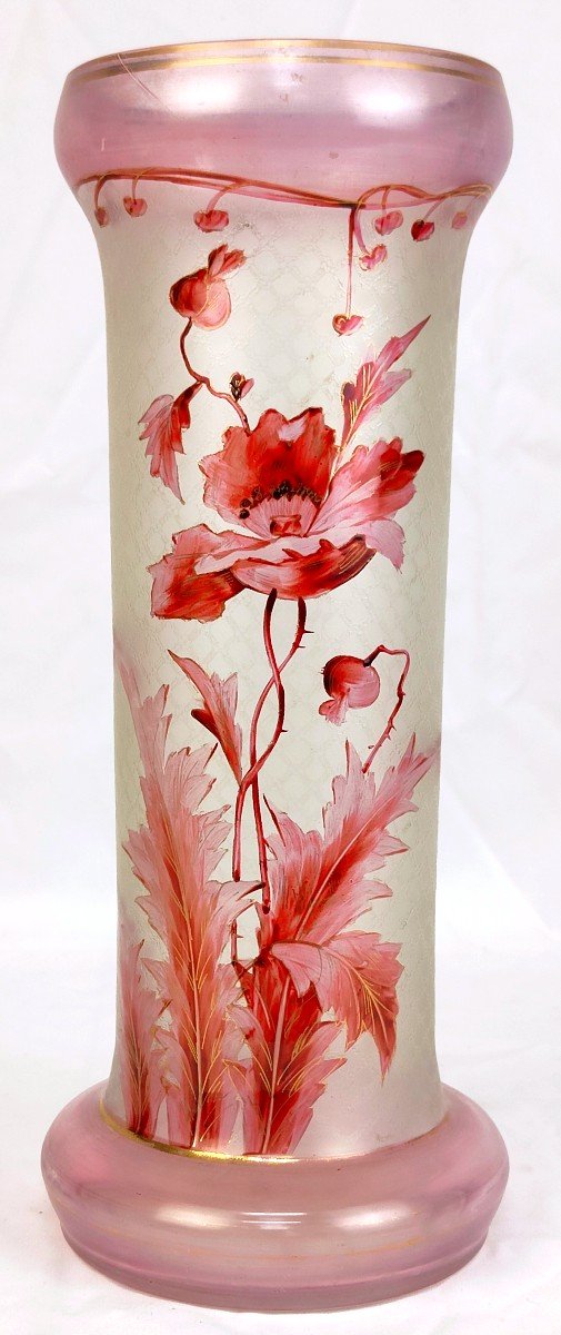 Dlg Legras Montjoye Roller Vase - Art Nouveau