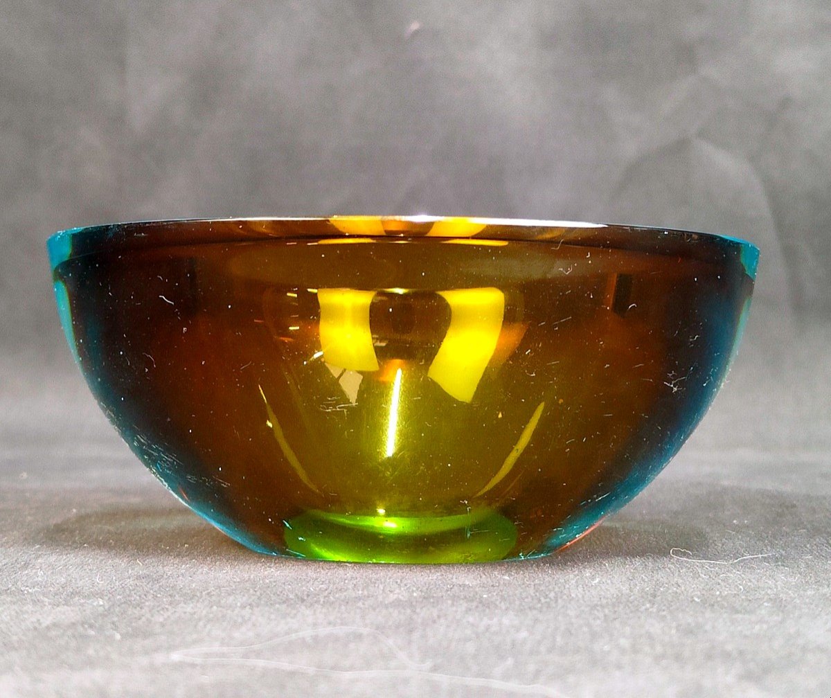 Cendrier Vide Poche Sommerso En Verre De Murano 1970-photo-3