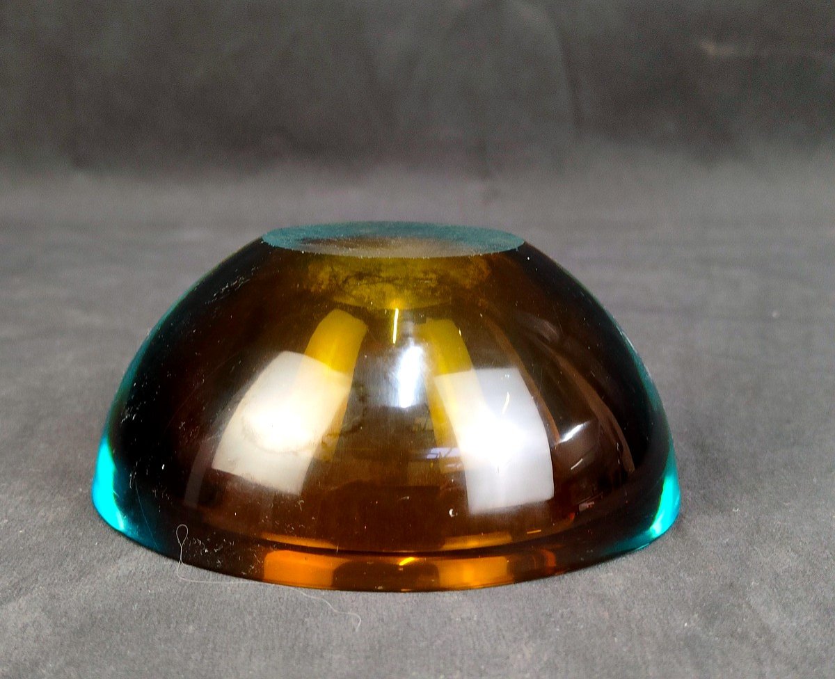 Cendrier Vide Poche Sommerso En Verre De Murano 1970-photo-3