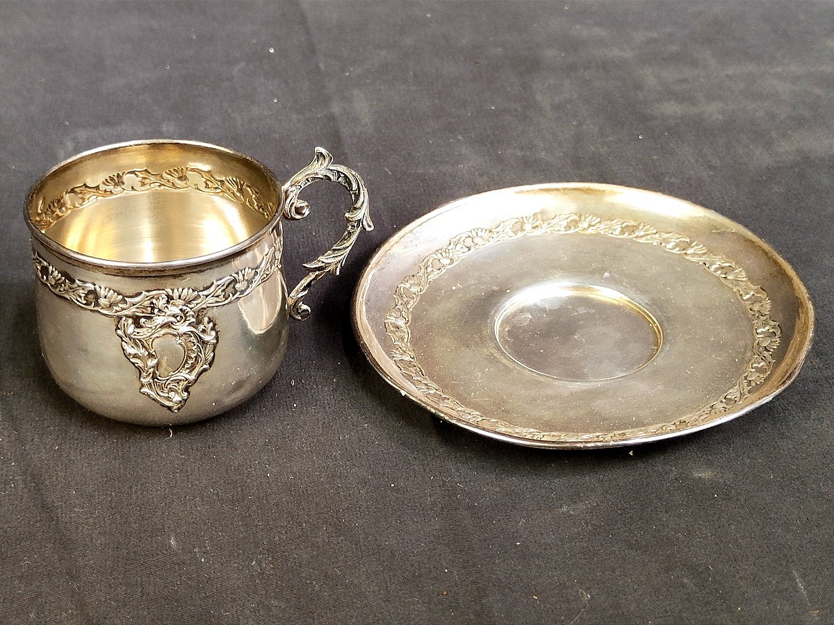 Minerva Sterling Silver Coffee Cup-photo-3