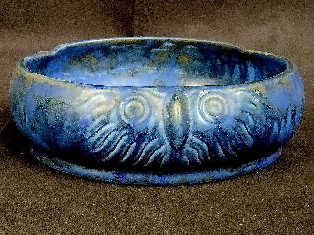 Art Deco Glazed Stoneware Bowl/empty Bowl - 1930