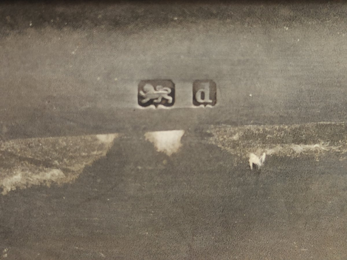 Argent massif : tabatière et pyrogène. Angleterre 1900-photo-2