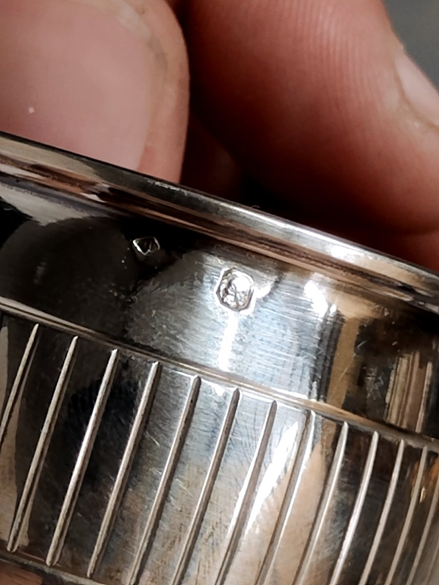 Solid Silver: Art Deco Napkin Ring-photo-2