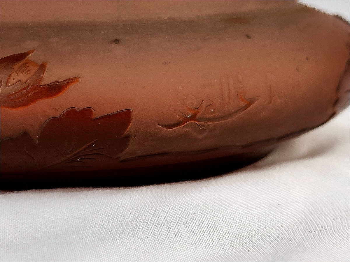 Emile Gallé : bonbonnière - circa 1900-photo-3