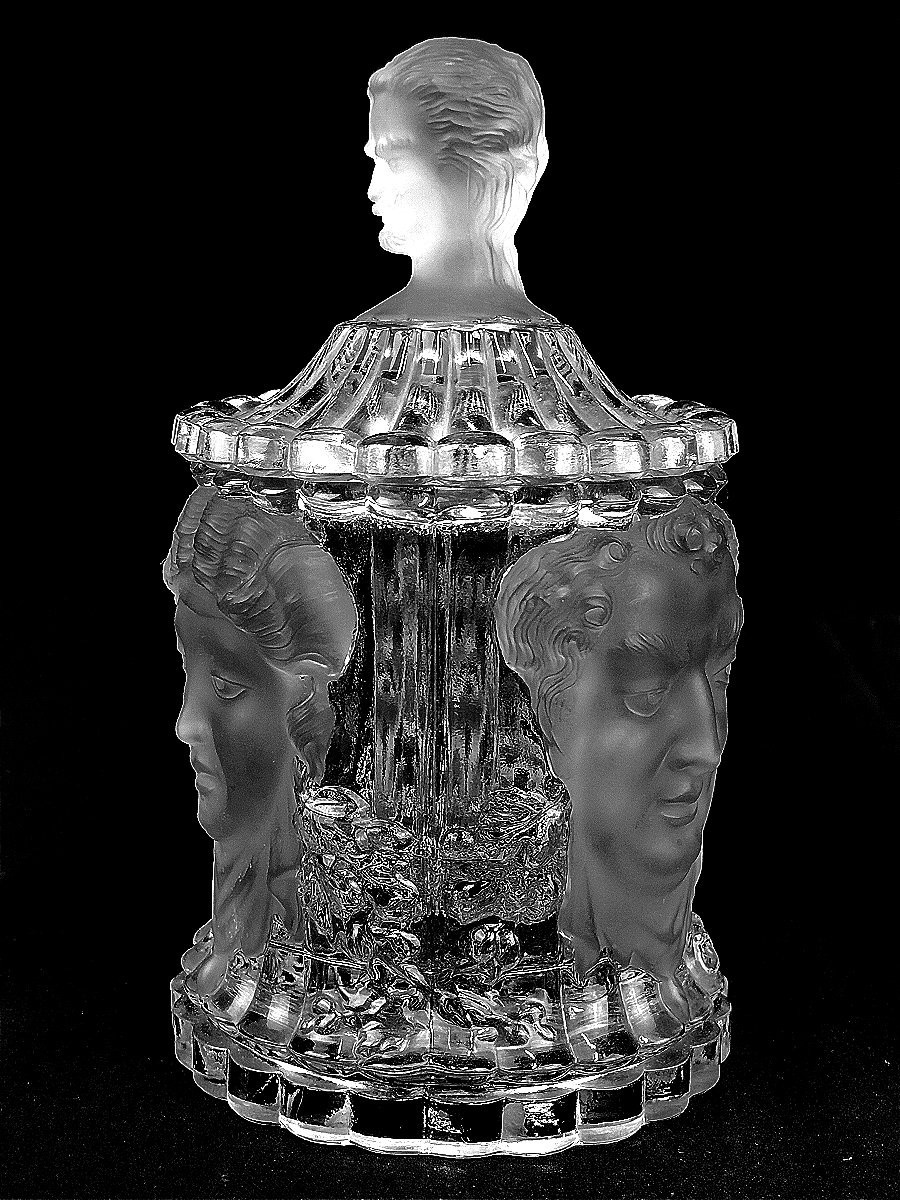 Cristal de St Louis : Pot à tabac circa 1870-photo-2