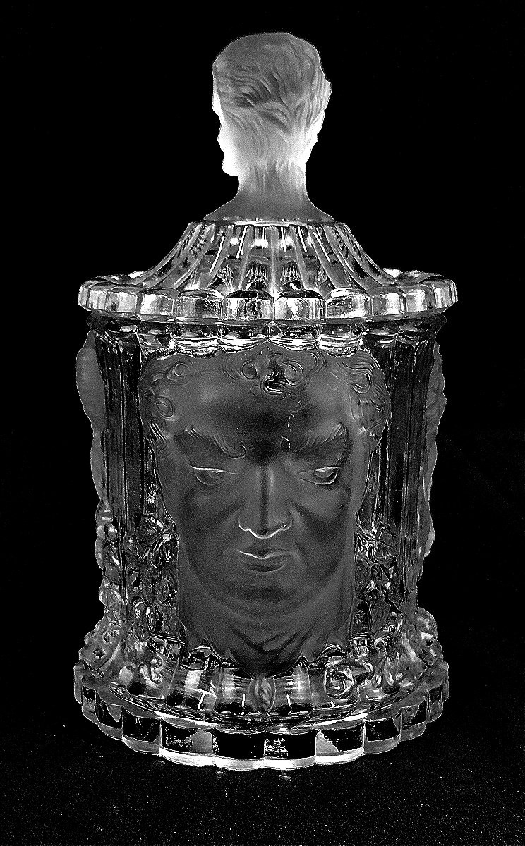 Cristal de St Louis : Pot à tabac circa 1870-photo-3