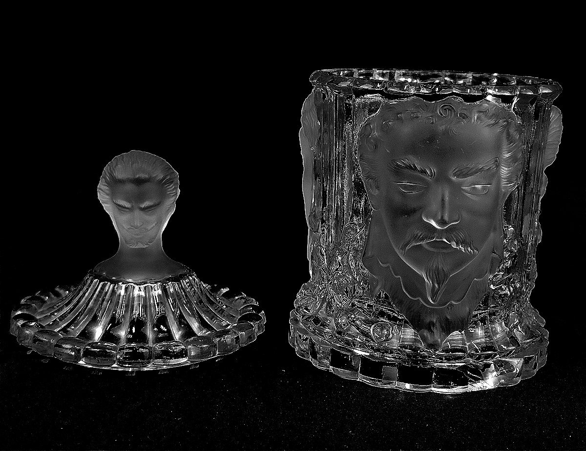 Cristal de St Louis : Pot à tabac circa 1870-photo-1