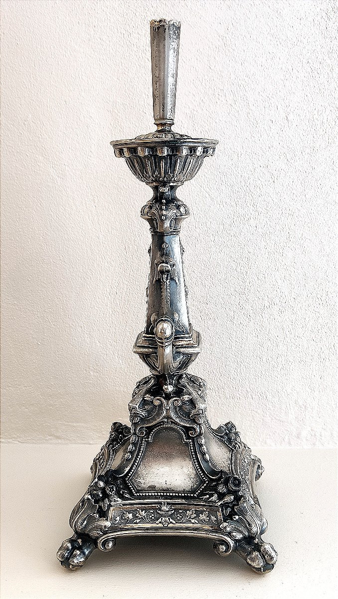Candélabre / Centre de table - Argent - Allemagne 1840-photo-4