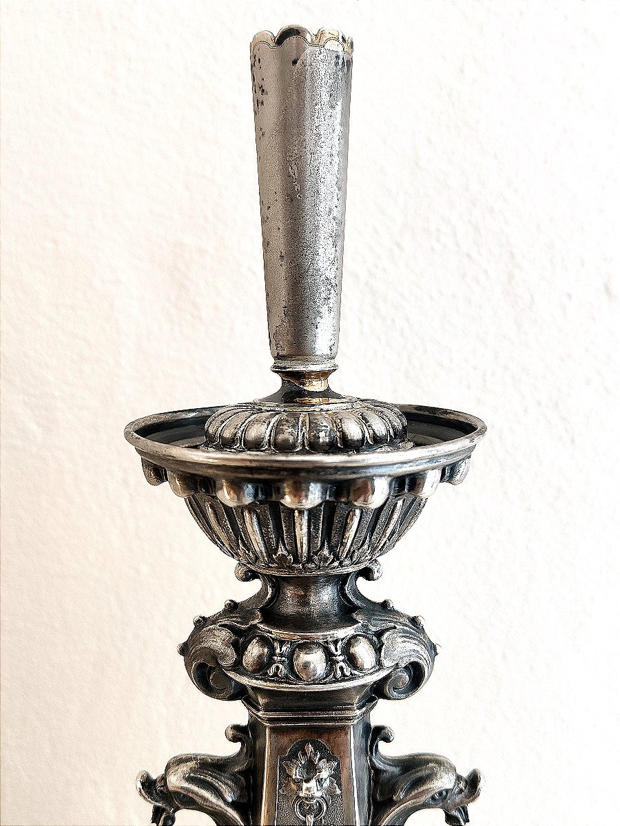 Candélabre / Centre de table - Argent - Allemagne 1840-photo-4