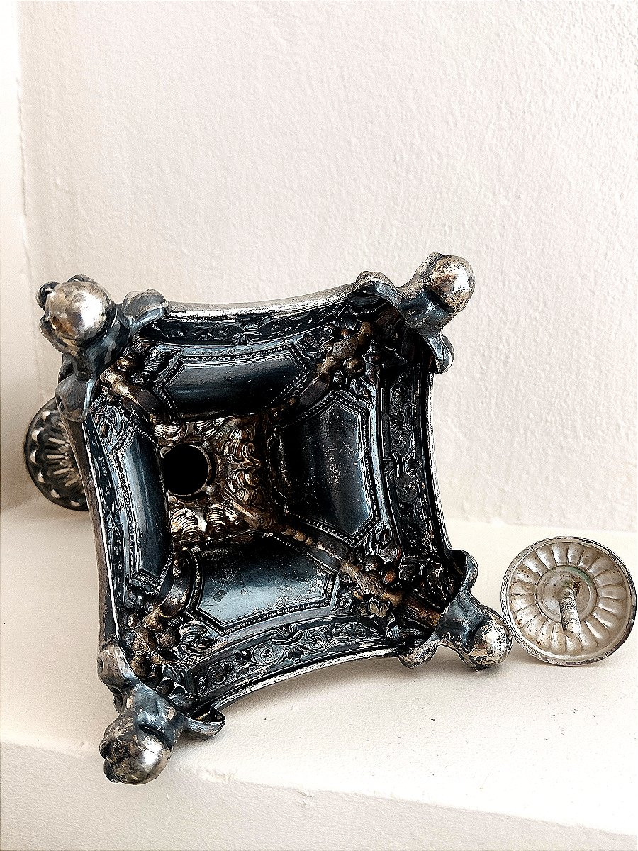 Candélabre / Centre de table - Argent - Allemagne 1840-photo-7