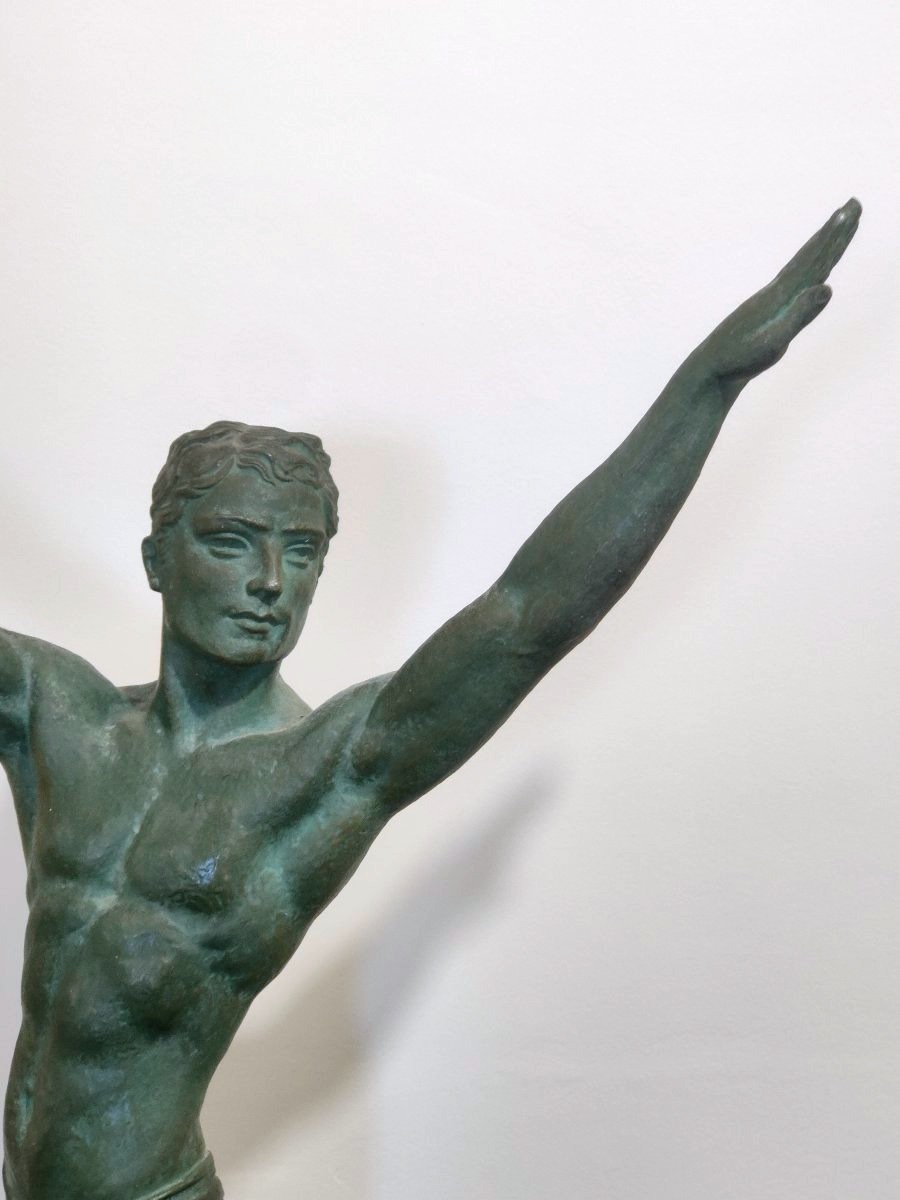 Art Deco Olympic Athlete By Chiparus-photo-3