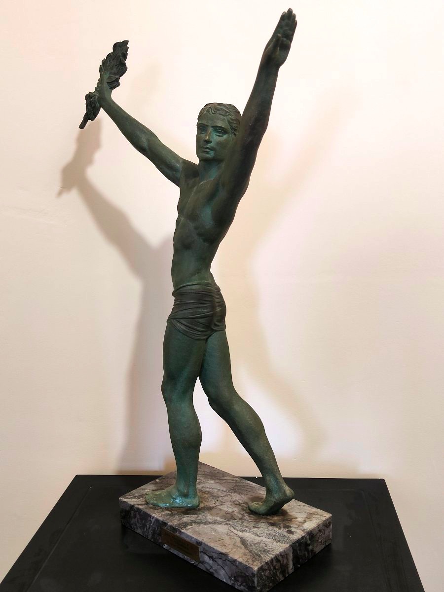 Art Deco Olympic Athlete By Chiparus-photo-2