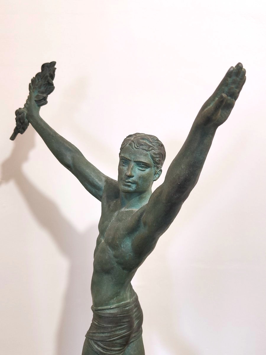 Art Deco Olympic Athlete By Chiparus-photo-3