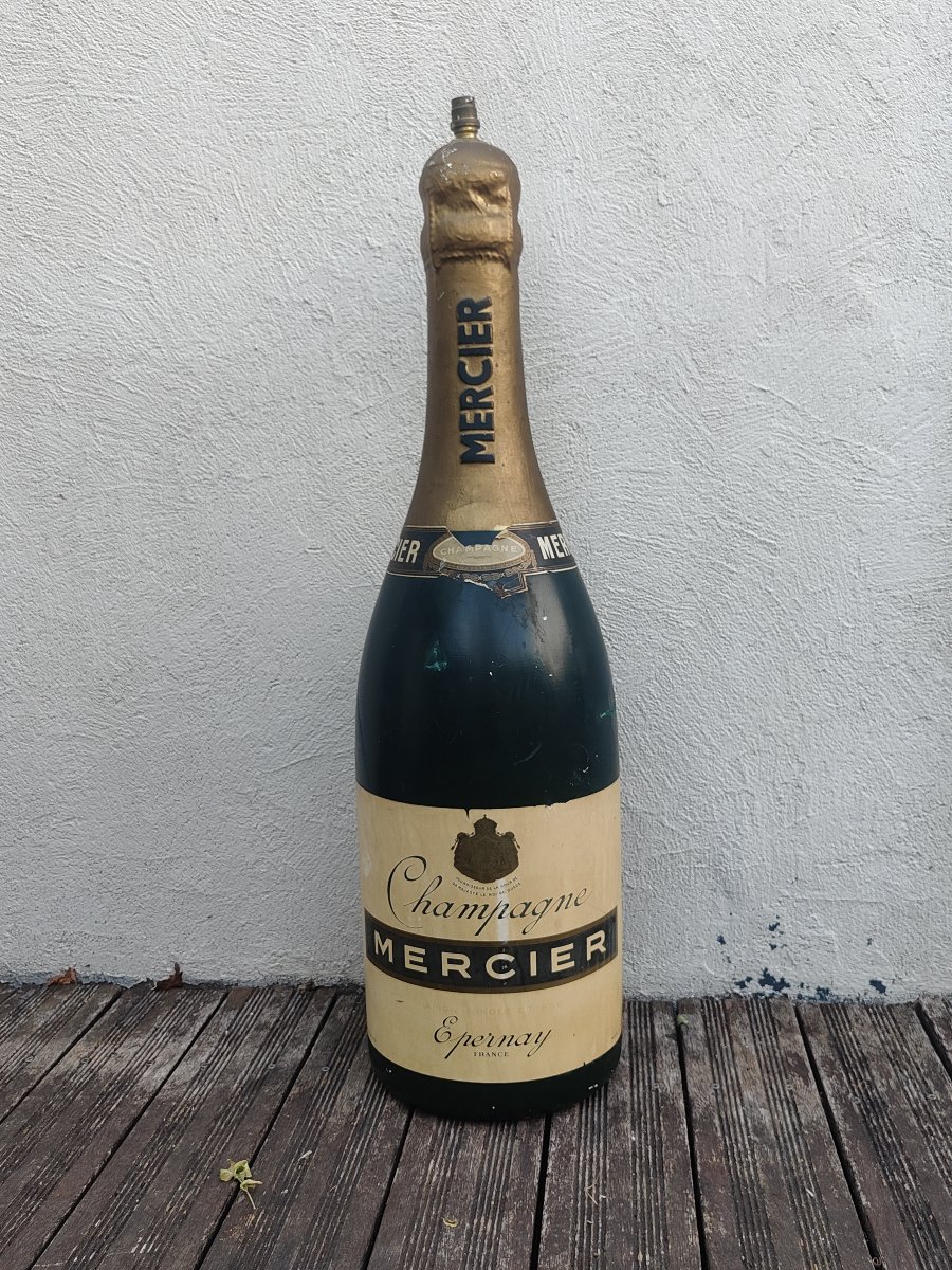 Grande bouteille publicitaire - Champagne MERCIER-photo-2