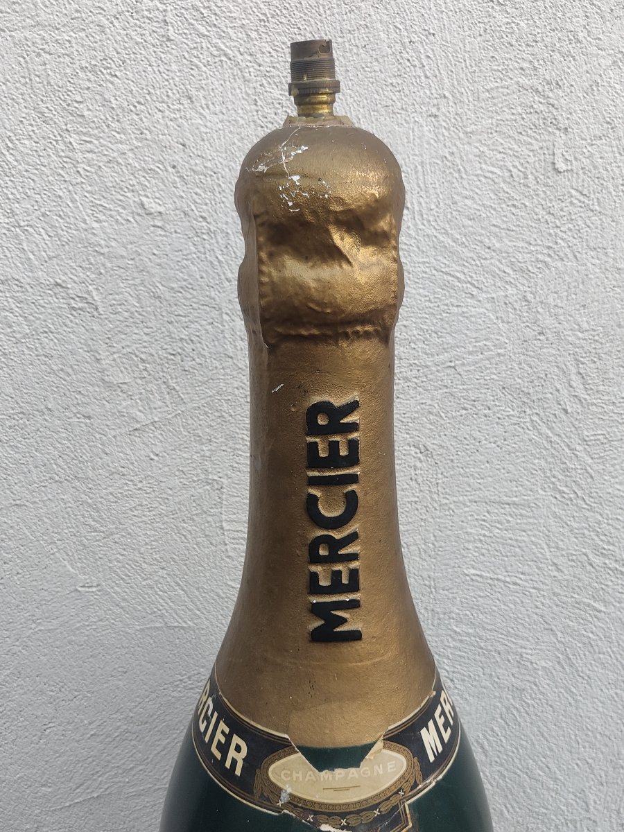 Grande bouteille publicitaire - Champagne MERCIER-photo-3