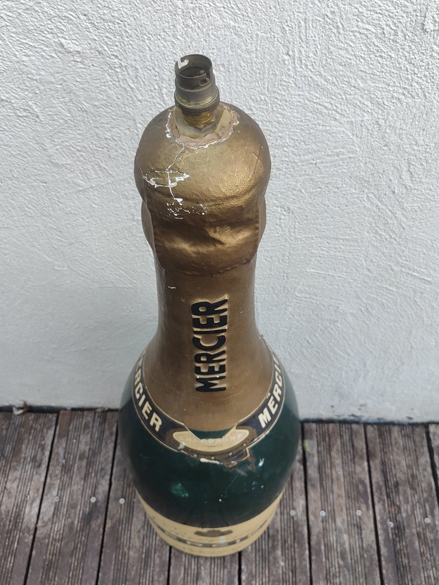 Grande bouteille publicitaire - Champagne MERCIER-photo-4