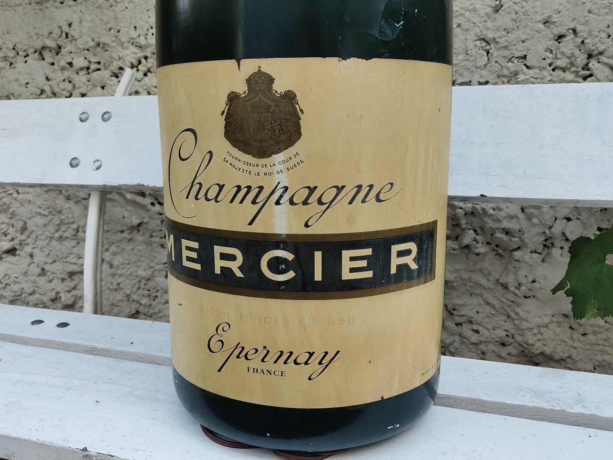 Grande bouteille publicitaire - Champagne MERCIER-photo-3