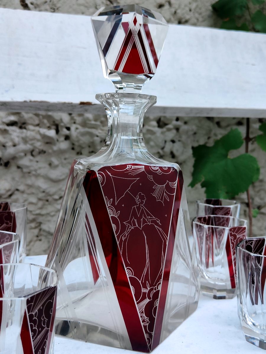 Service à liqueur Art déco Karl PALDA - 1930-photo-3