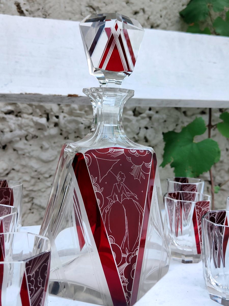 Service à liqueur Art déco Karl PALDA - 1930-photo-4