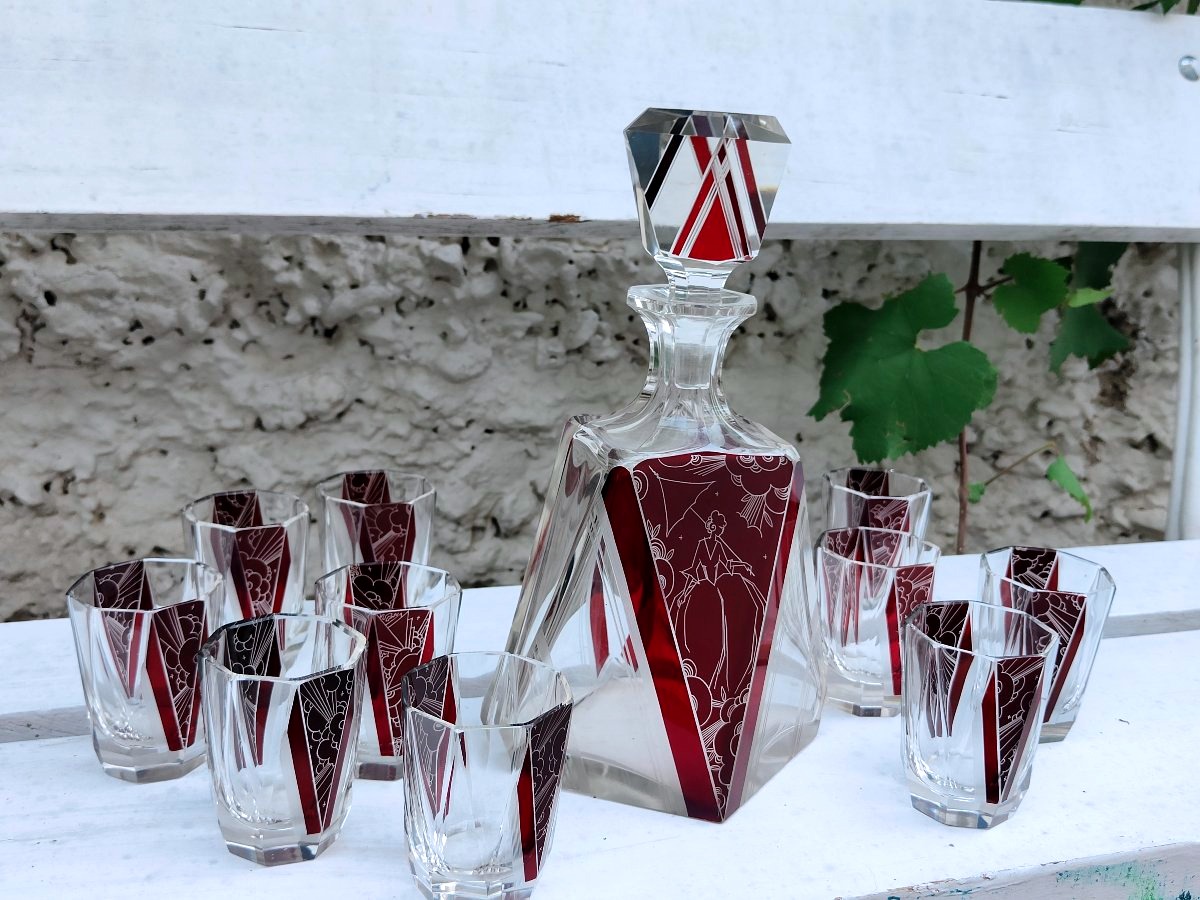 Service à liqueur Art déco Karl PALDA - 1930