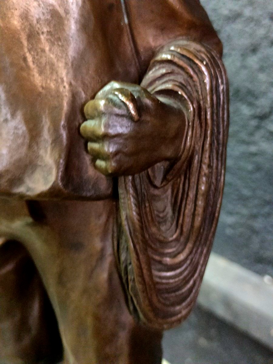 Max WACH-WACHENECK - Bronze "les marins"- 1910-photo-5