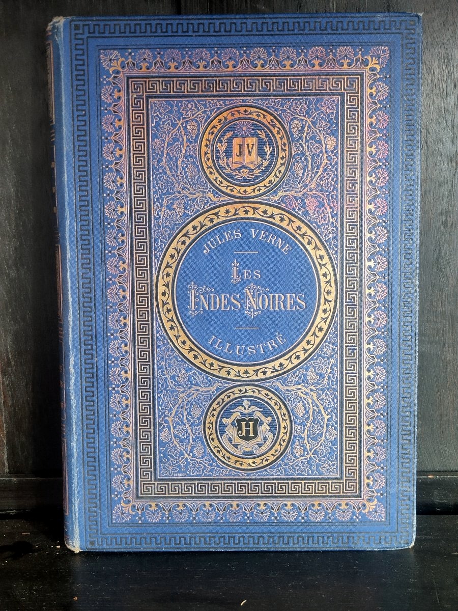 Verne (jules). *les Indes-noires*. Paris: J. Hetzel Et Cie, N.d. (1877).-photo-2