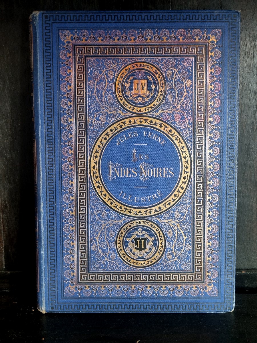 Verne (jules). *les Indes-noires*. Paris: J. Hetzel Et Cie, N.d. (1877).-photo-3