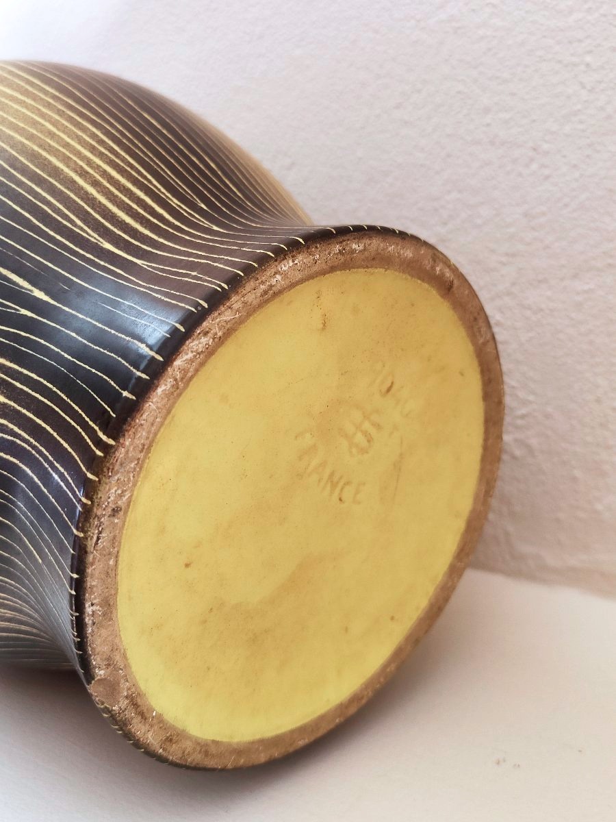 Vintage St. Clément Vase From The 1950s-photo-5