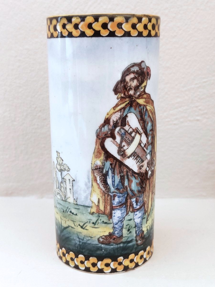 GIEN 1866 : paie de vase rouleaux "aux gueux"-photo-1