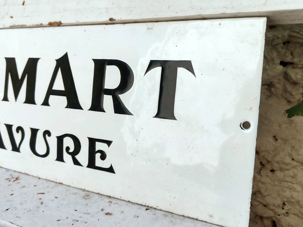 Enamel Sign  - A Traditional Advertising Craft - Circa 1930-photo-4