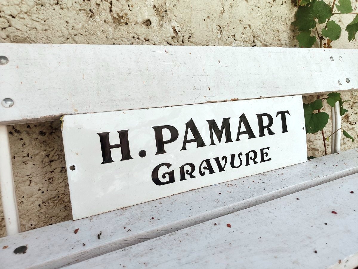 Enamel Sign  - A Traditional Advertising Craft - Circa 1930