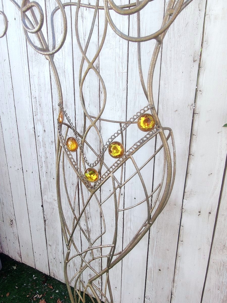 Mannequin - Stylized Gilded Wrought-iron Bust-photo-4