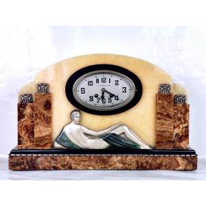 Sublime Art Deco Clock Circa 1925