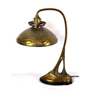 Art Nouveau Arts & Crafts Lamp