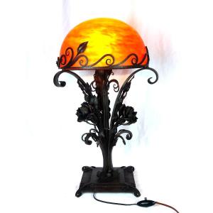 Wrought Iron Lamp - Circa 1925 -