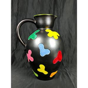 Grand Vase Cruche Elchinger Circa 1950